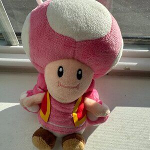 Universal studios Super Nintendo Toadette Plush key chain